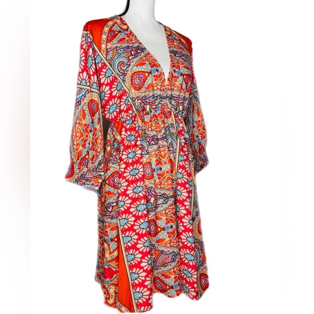 ** SOLD**Boho NWOT Summer Dress, long sleeve, size Small - Picture 14 of 16